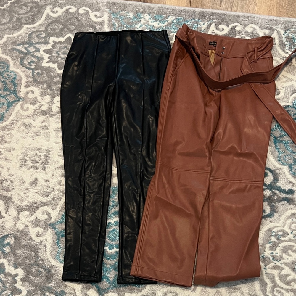 Shinestar Black and Brown Women's Leggings